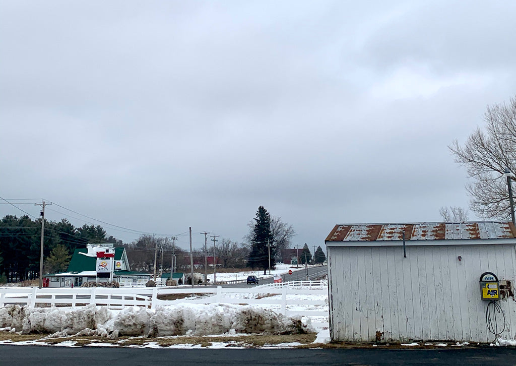 Upstate New York in early spring.