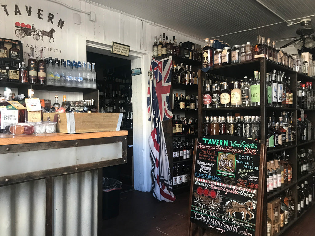 Old liquor store in Charleston, South Carolina.