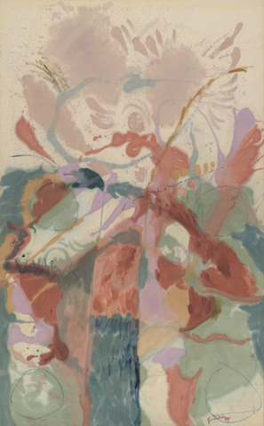 Jacob's Ladder, 1957, by Helen Frankenthaler from MoMA.com