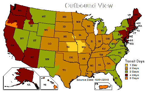 Grain Valley Map