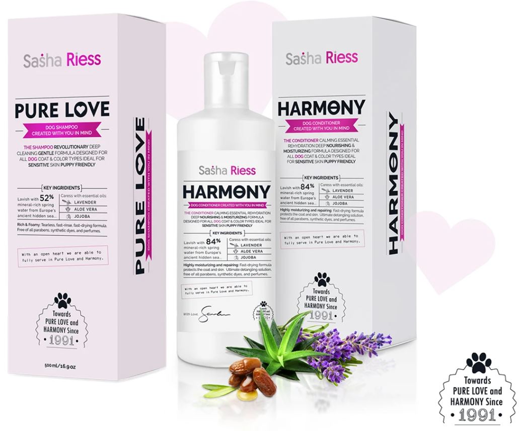 Dårlig faktor dome overdrive Sasha Riess - Pure Love & Harmony Dog Shampoo and Conditioner Duo Pack