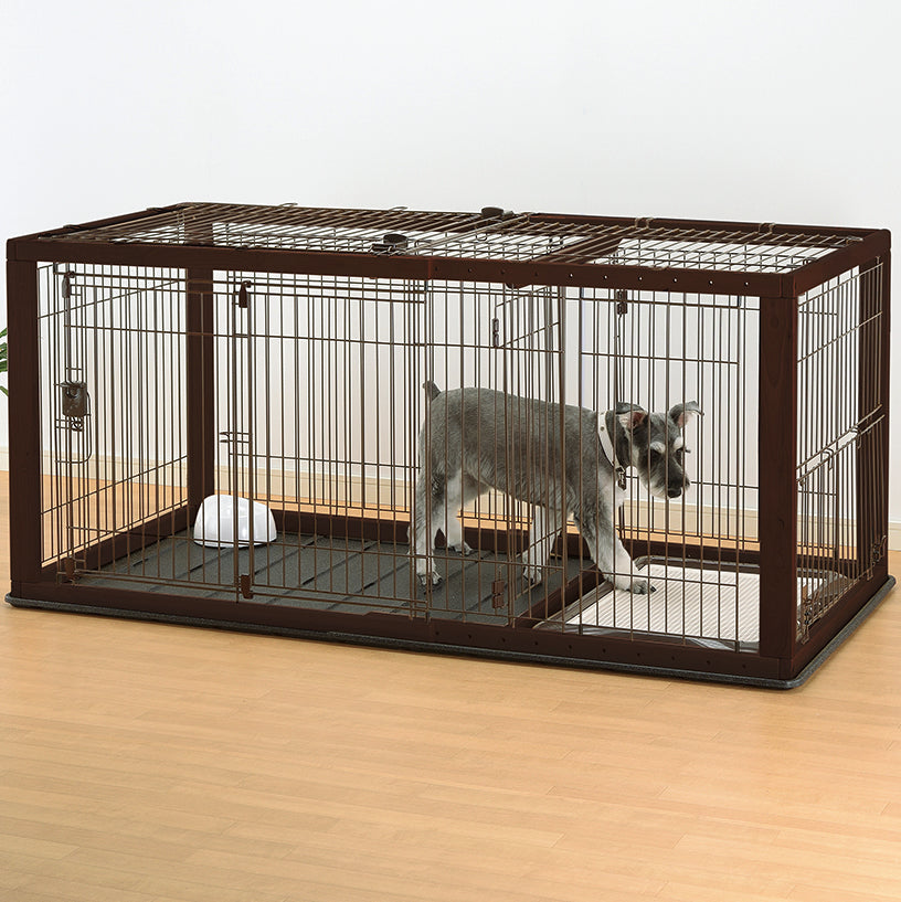 expandable dog crate