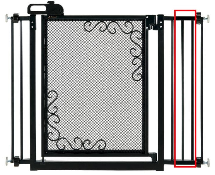 Richell One Touch Metal Mesh Pet Gate Extension