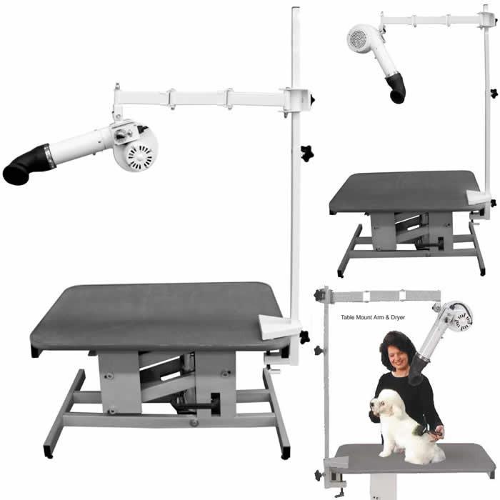 Edemco F3004 Table Mount or Wall Mount Finishing Dryer for Groomers  **Lead Time Applies