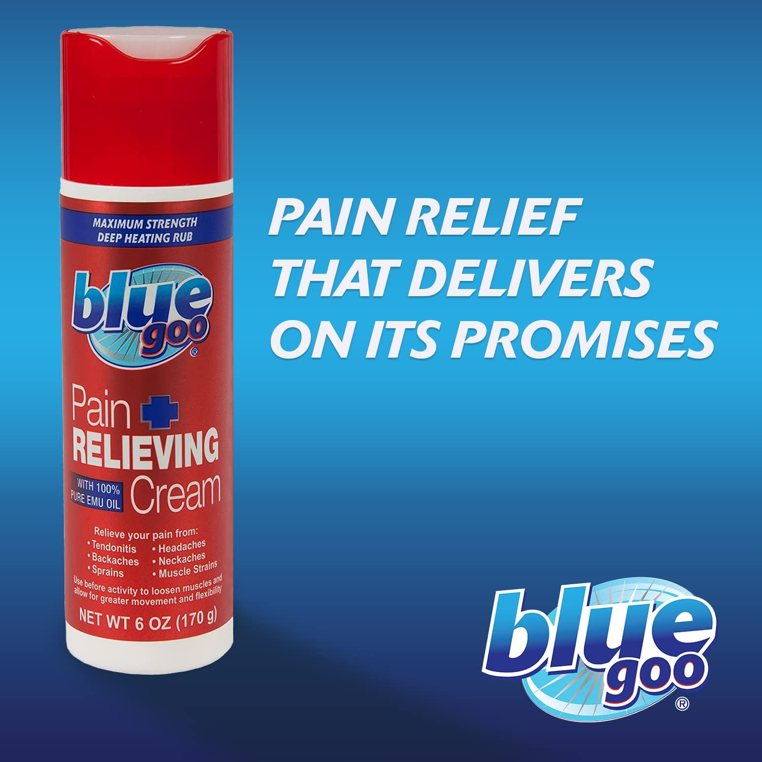 Pain Relieving Gel (32 oz.) – bluegoodothegoo