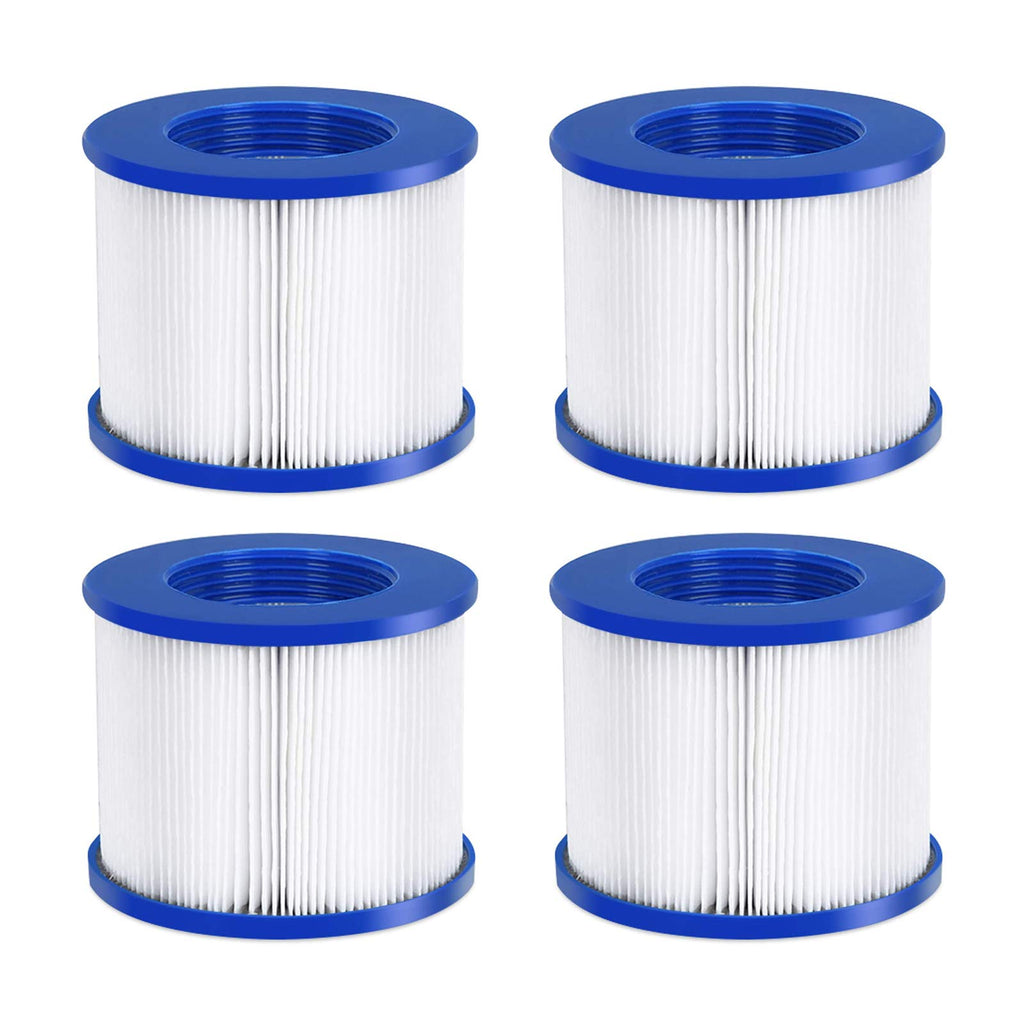 AquaSpa Easy Set Pool Spa Hot Tub Filter Replacement Cartridges for Type PM_SPA-P154 (4 PC)