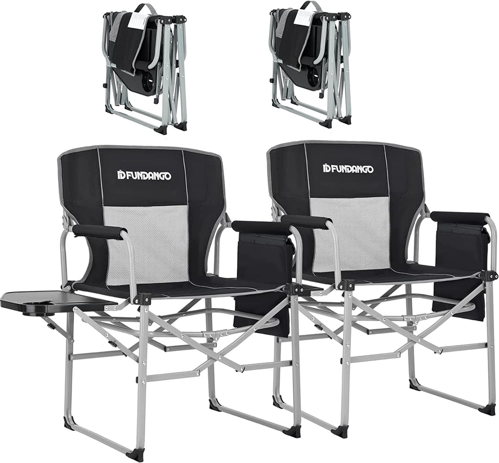 FUNDANGO Portable Director Chair Set Of 2