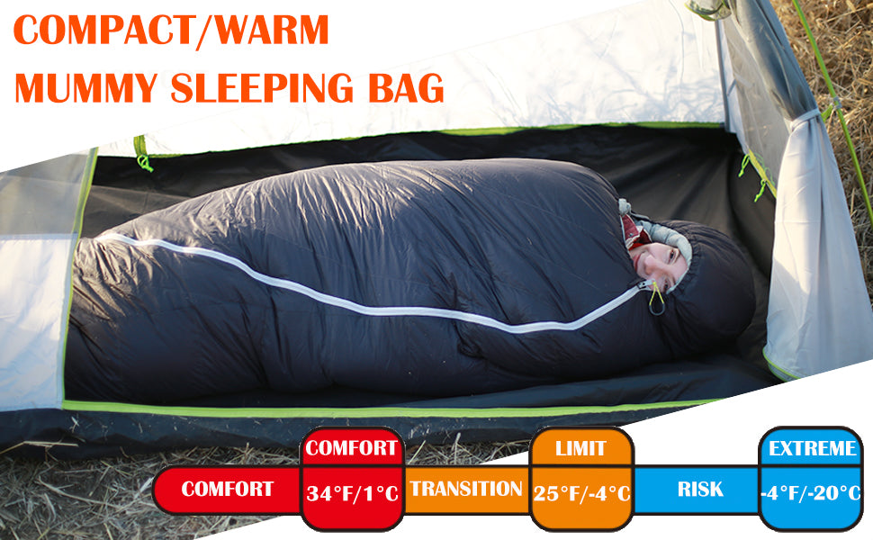 ATEPA DENALI 520 Down Sleeping Bag-Mummy