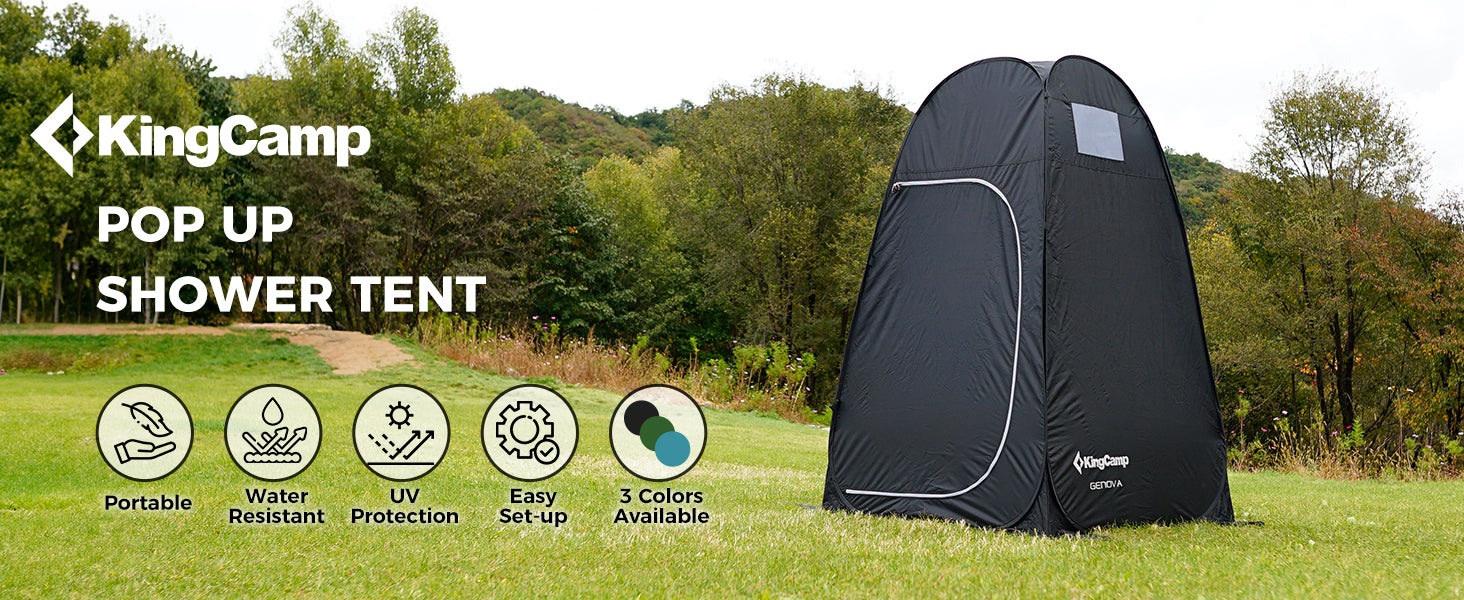 KingCamp GENOVA Portable Shower Tents for Camping, Pop Up Privacy Tent