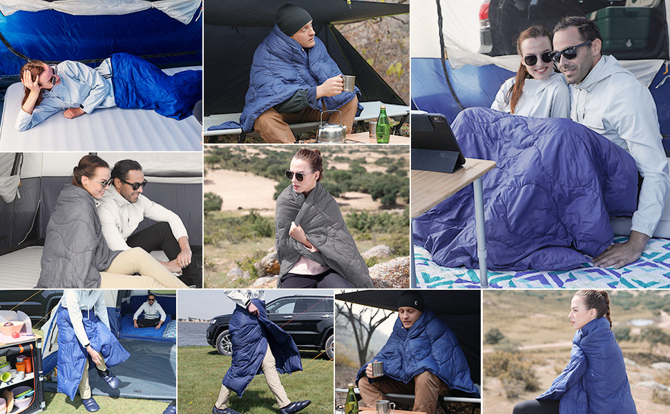 EEZEE Travel Blanket Lightweight Compact Outdoor Blanket