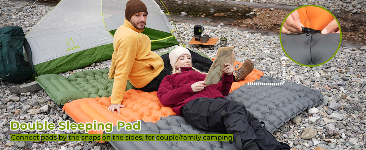 ATEPA DELUXE 7 Single Air Pad Camping Mattress