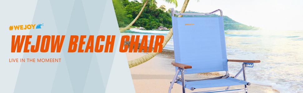 WEJOY Adjustable Beach Chair