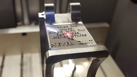 Fiber Laser Engraving Aluminum Reciever