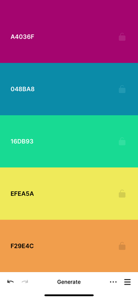 coolor color palette generator app