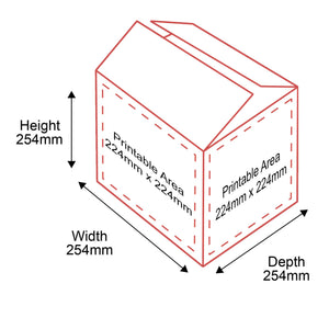 Double Walled Boxes - 254x254x254mm - 4 Sides