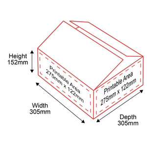 Double Walled Boxes - 305x305x152mm - 4 Sides