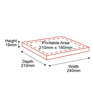 Large Letter Boxes - 240x210x19mm - Outside Dimensions