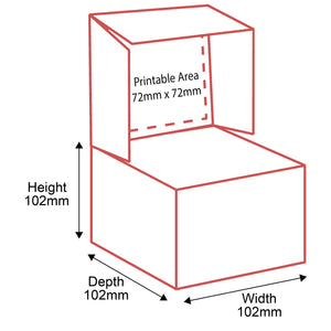Small Parcel Boxes - 102x102x102mm - Inside Dimensions
