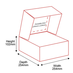 Small Parcel Boxes - 254x254x102mm - Inside Dimensions