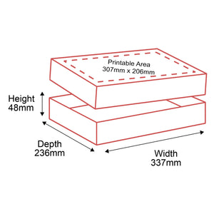 Telescopic Box - 337x236x48mm - Outside