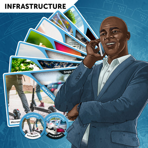 The Eco Investor with the Infrastructure cards