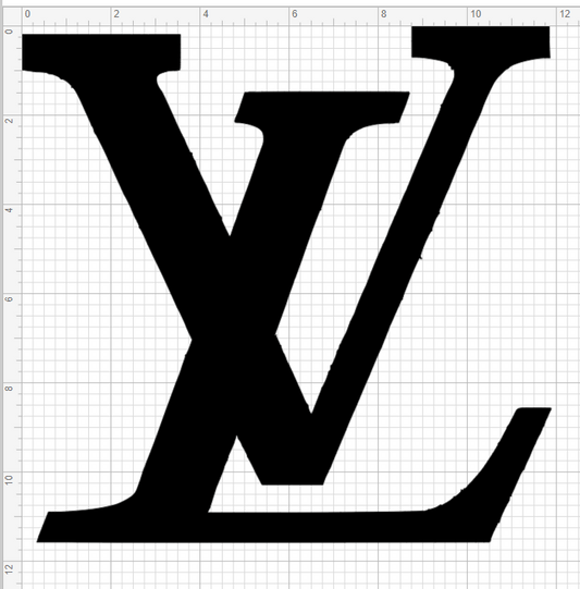 Custom Sneaker Stencils - What Size LV Stencils Should I Use? - Comparing LV  Stencil Sizes 