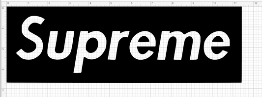 supreme stencil