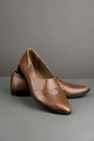 Brown Leather Shoes for Men