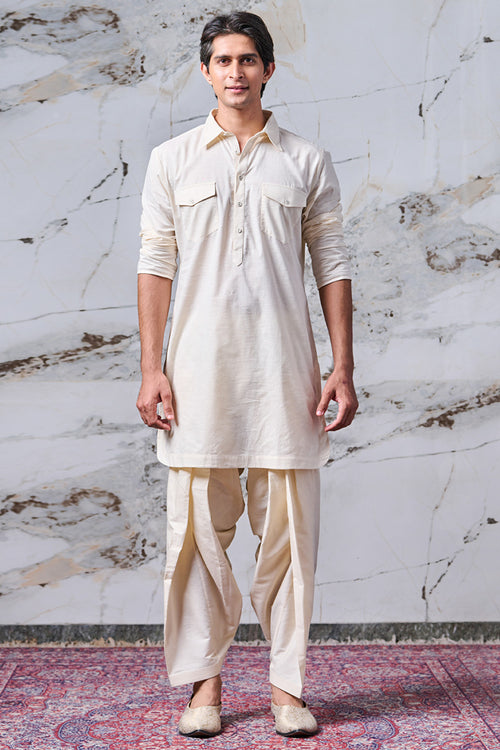 Buy Indo-Western Cream Cutdana Work Diwali Dress Collection Online for  Women in USA