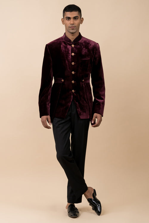 Nihari Velvet Suit Set | Ambraee