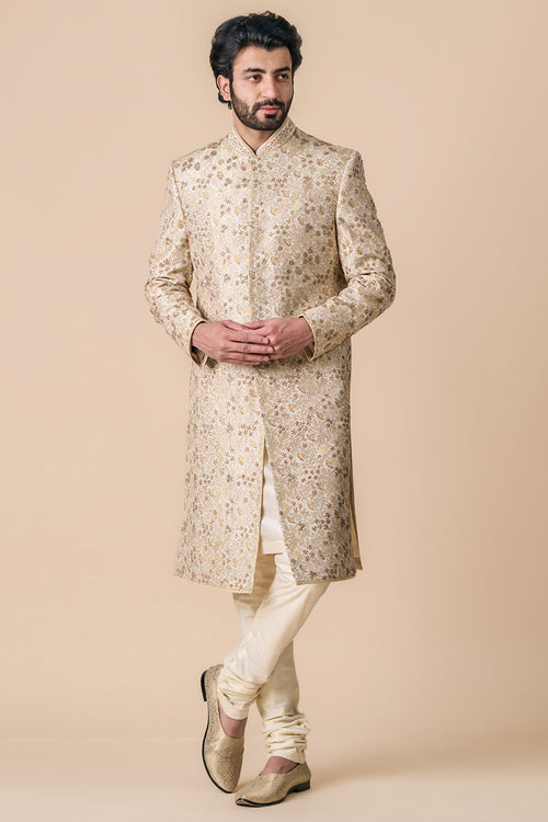 Vastraas Indian Designer Partywear Ethnic Traditional Stylish White Indo  Western Dress for Men With Kurta and Chudidaar Pajama Free Size. - Etsy | Groom  dress men, Wedding kurta for men, Sherwani for