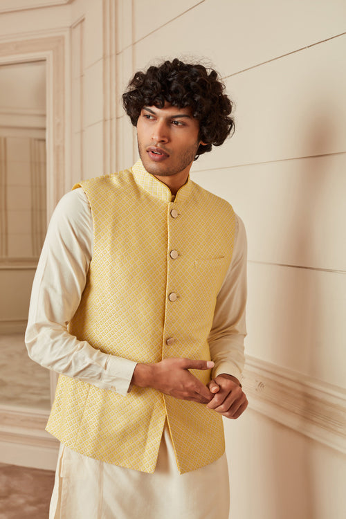 Trending Nehru jacket ideas for grooms - Wedkosh