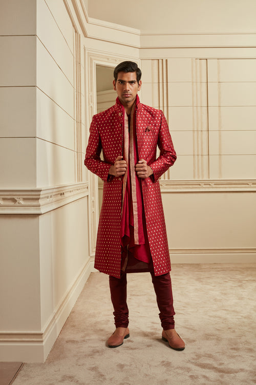 Silk embroidery indo-western | Groom dress men, Indian groom wear, Wedding  dresses men indian