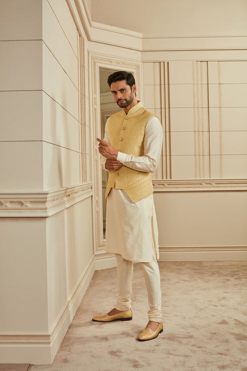 Buy White Readymade Designer Party Wear Kurta Pajama With Jacket | Kurta  Pajama