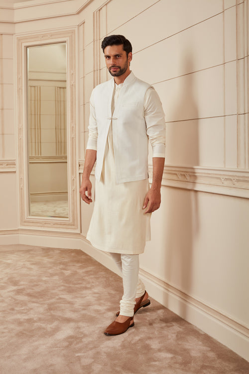 Festive Wear Cotton Silk Kurta Suit In Yellow | Mens kurta designs, Haldi  outfit, Indian men fashion