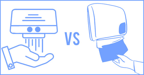 Hand dryers VS. Paper towels