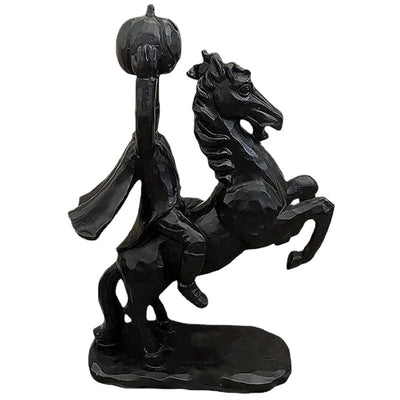 Halloween Headless Horseman Resin Decorative Ornament