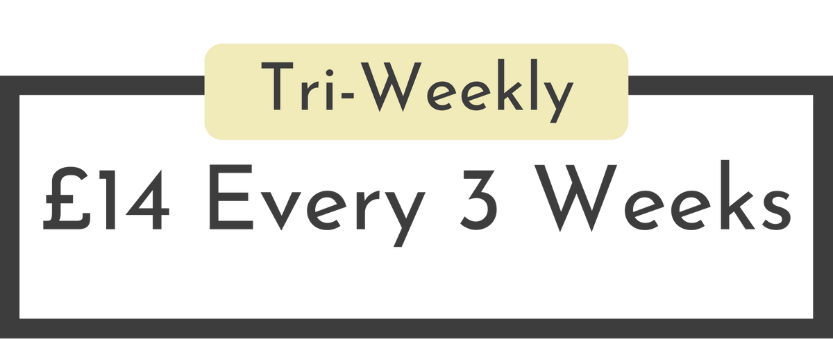 tri-weekly subscription boxes