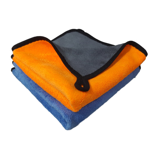 800 GSM Dual sided coral fleece thick & plush microfiber towel