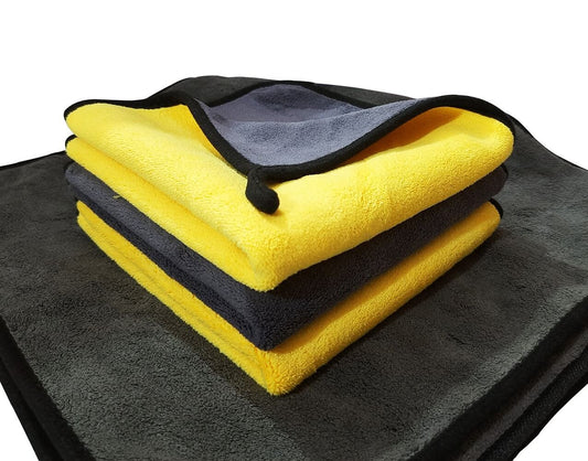 800 GSM Dual sided coral fleece thick & plush microfiber towel -1 pc – sobby