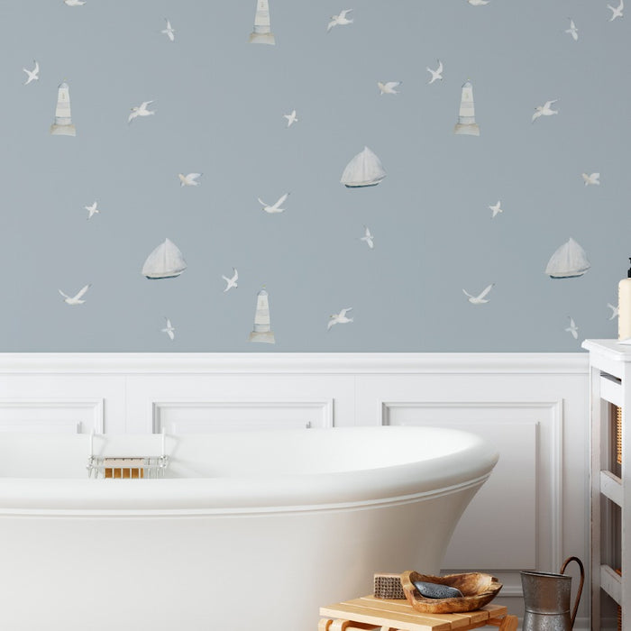 Papel pintado para baños: las paredes lucen una nueva piel