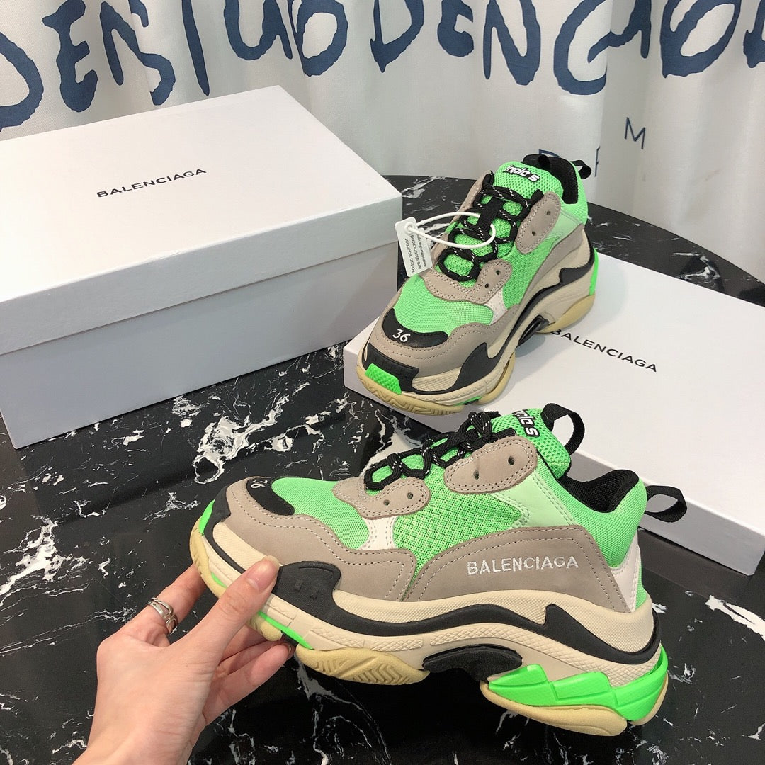 Balenciaga Triple-s Tess.s.Gomma Unisex Sneaker Shoes 125