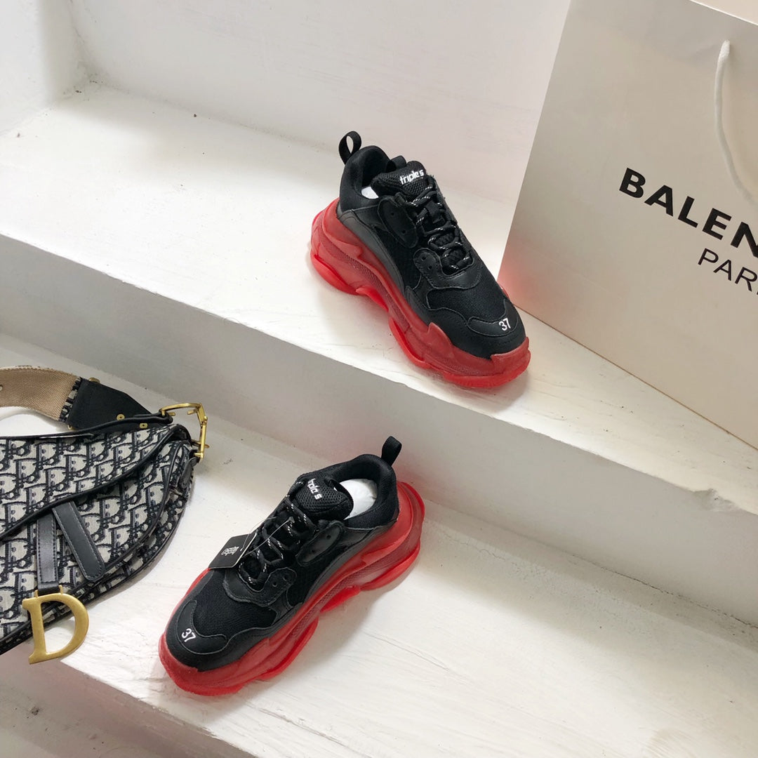 Balenciaga Triple-s Tess.s.Gomma Unisex Sneaker Shoes 92