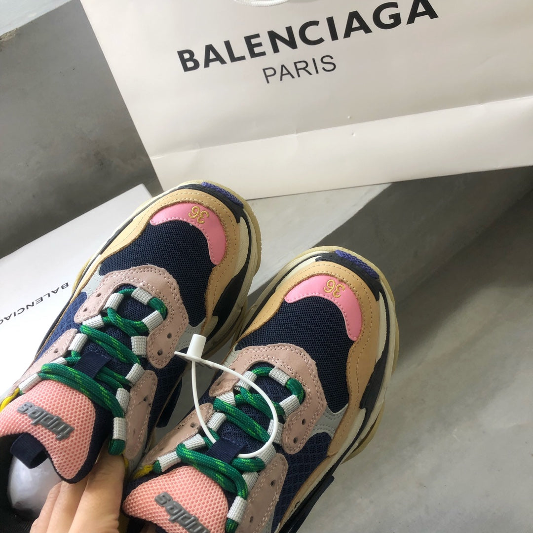 Balenciaga Triple-s Tess.s.Gomma Unisex Sneaker Shoes 66