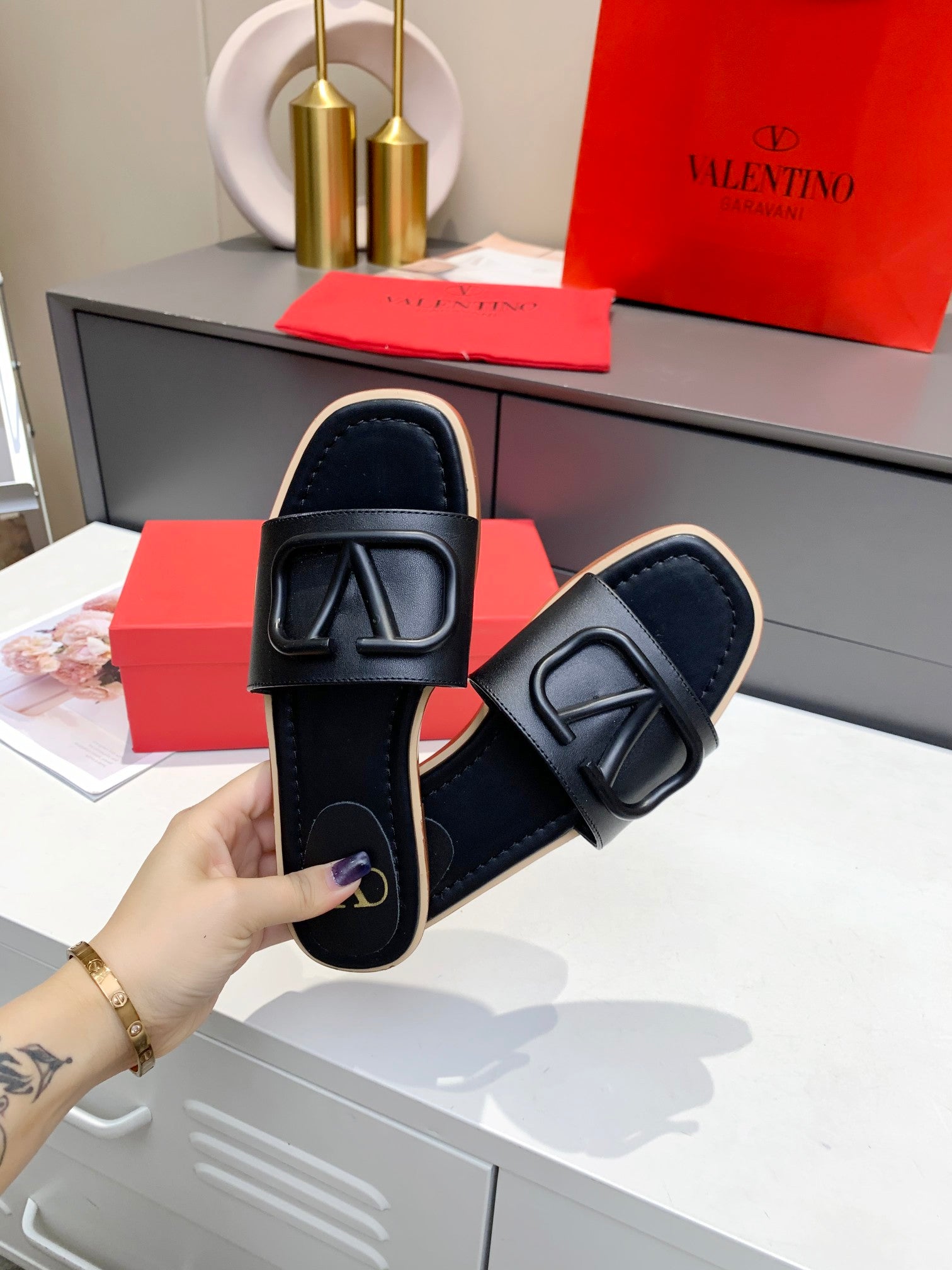 Valentino Fashion Women Slipper Shoes 40