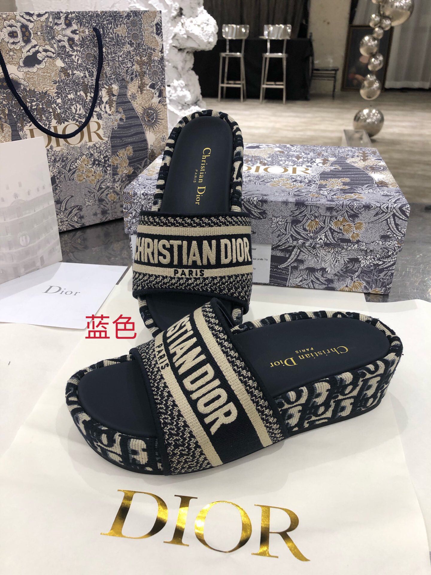 Christian Dior Women Fashion Hemp Shoes 22