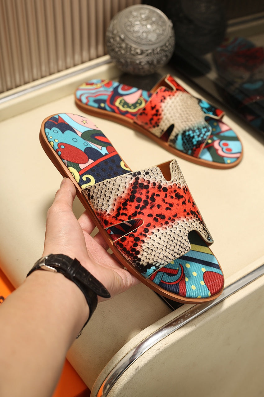 Hermes Men Fashion Slipper Shoes 03