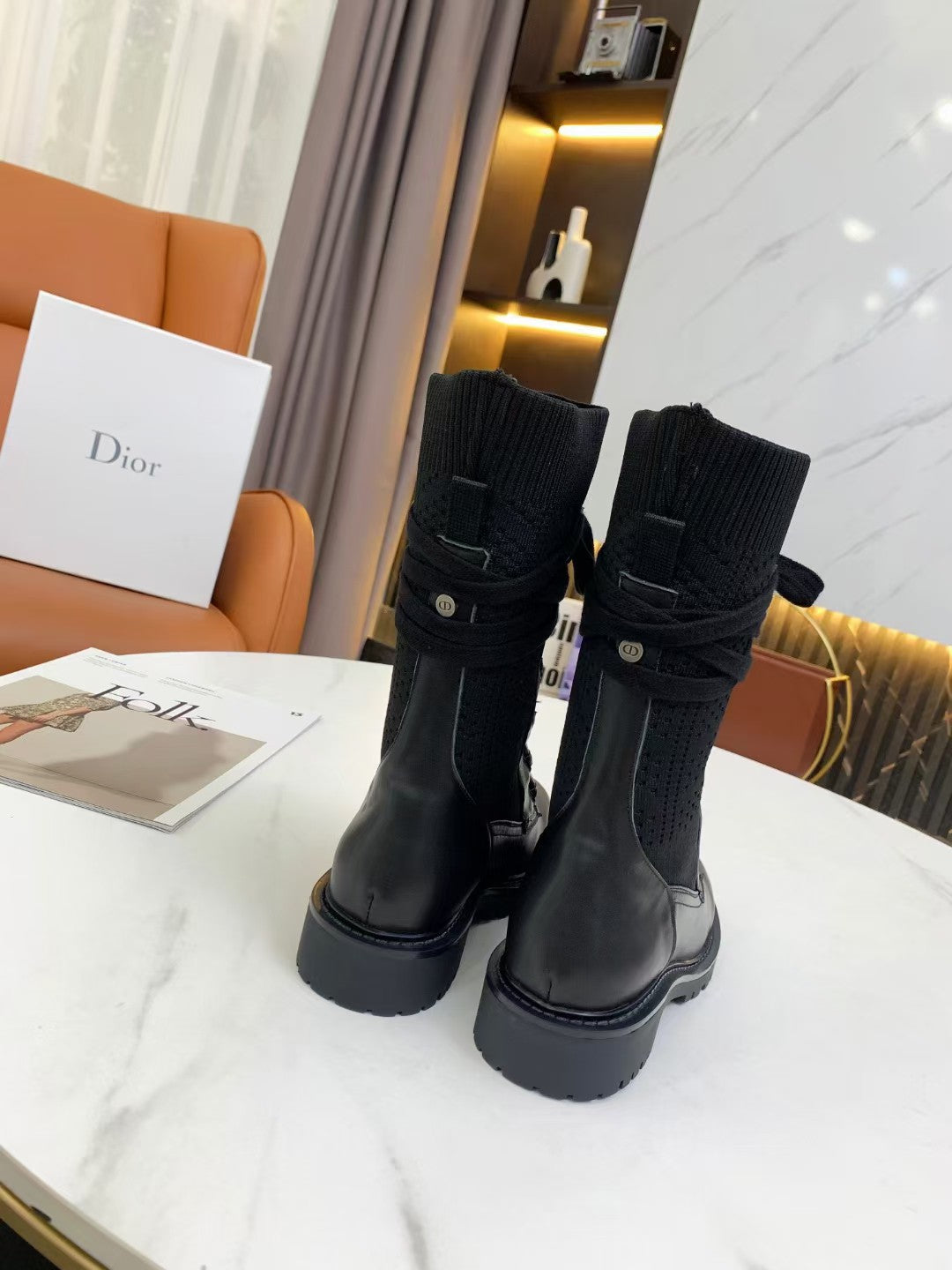 Christian Dior Women Fashion Boots Shoes 34