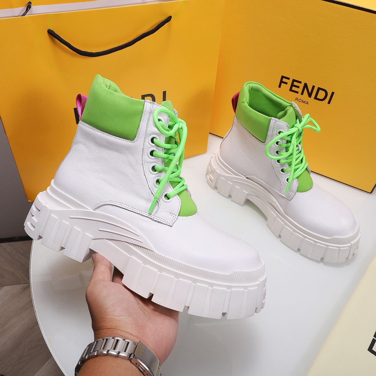 Fendi Trending Casual Boots Shoes 06