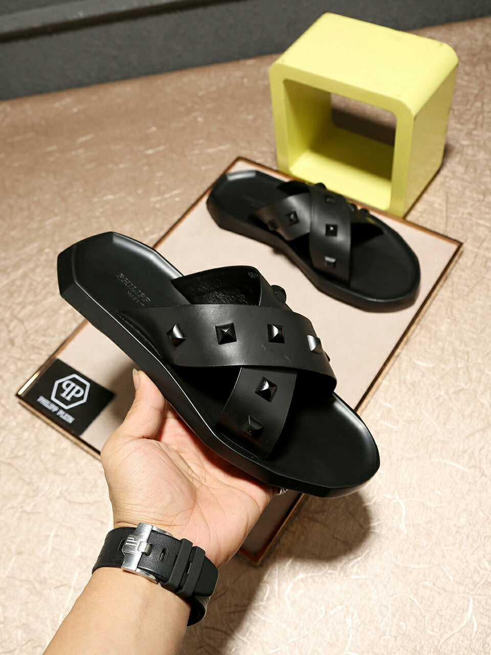 Philipp Plein Fashion Men Casual Slipper Shoes 04